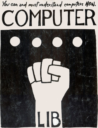 <h3>You can and must understand  computers NOW</h3><p><strong>Ted Nelson</strong></p>
<ul>
<li>1974 book demanded computer power for people</li>
<li>Urged Computer literacy and</li>
<li>fight against mainframe &amp; central infos systems</li>
</ul>